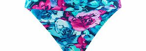 South Beach floral bikini brief