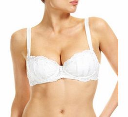Vintage cloud padded balcony bra
