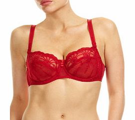 Vintage scarlet full up bra