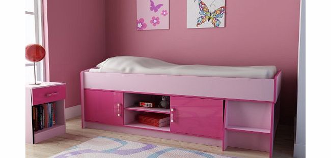 Right Deals UK Ottawa Caspian Cabin Bed - Boys or Girls - Blue or Pink - 3ft Single (Blue)