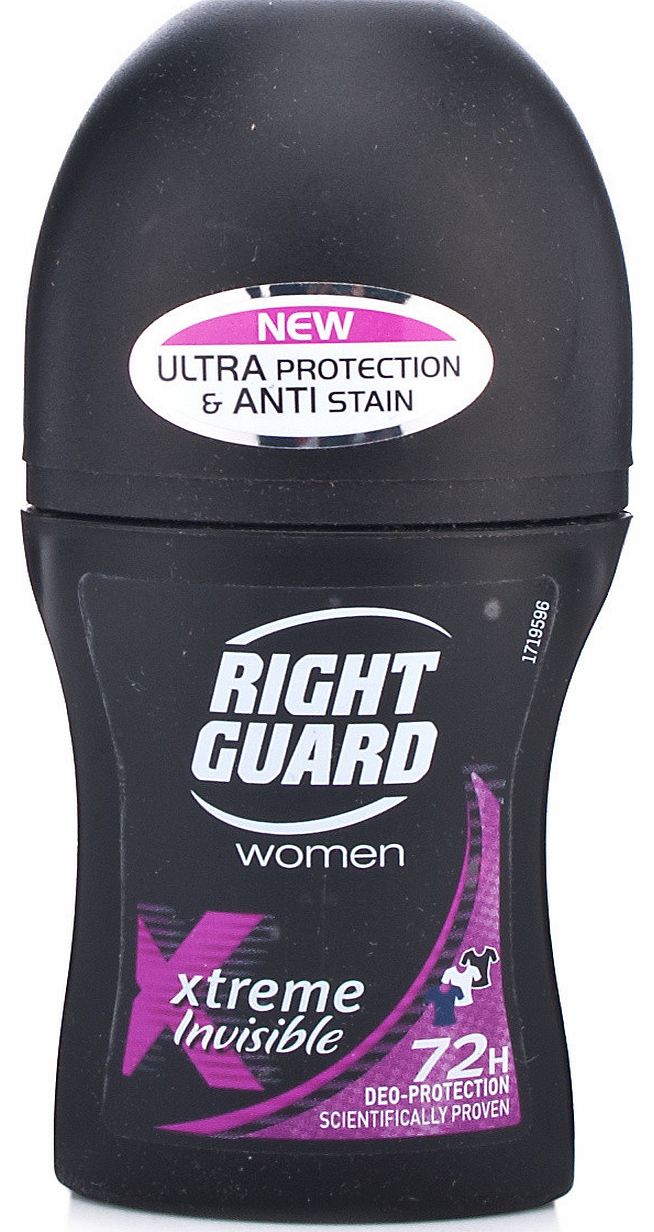 Right Guard Women Xtreme Invisible 72hr Roll-On