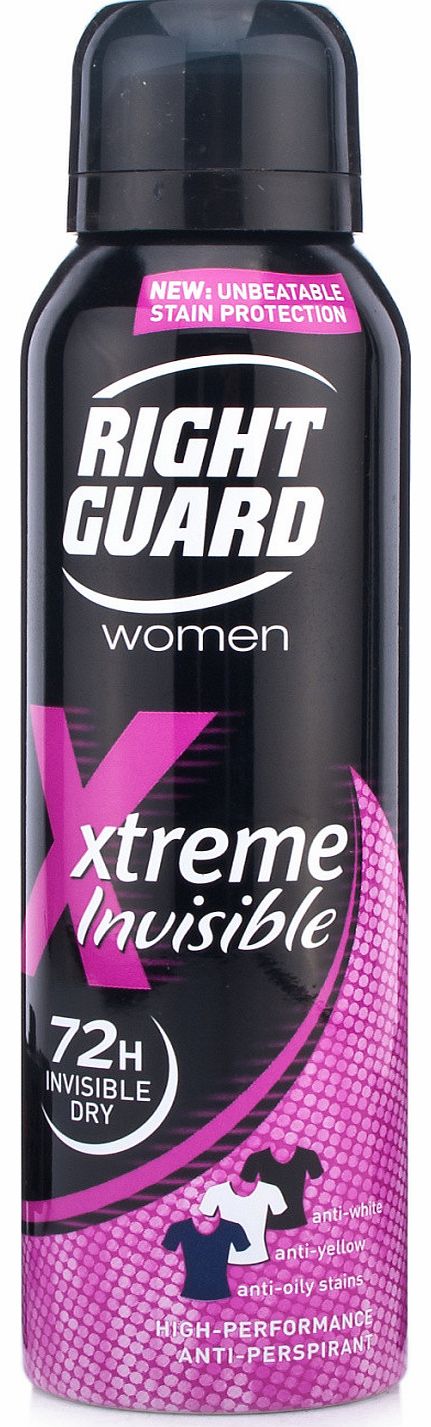 Right Guard Women Xtreme Invisible 72hr