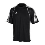 Riley Adidas T8 Clima Tee Shirt (X Large White/Black)
