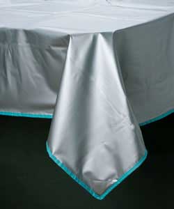 Riley PVC Silver Table Cover 6ft