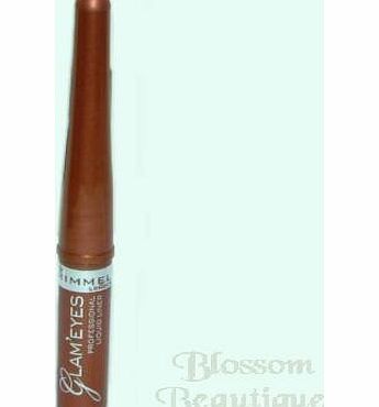Rimmel 3 X RIMMEL GLAM EYES LIQUID EYE LINER # 005 BRONZED BEAUTY