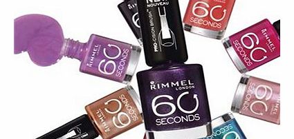 Rimmel 60 Seconds Nail Polish 415 Instyle Coral