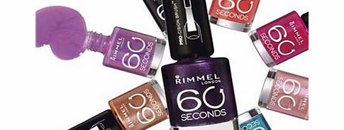 Rimmel 60 Seconds Nail Polish 613 Midnight