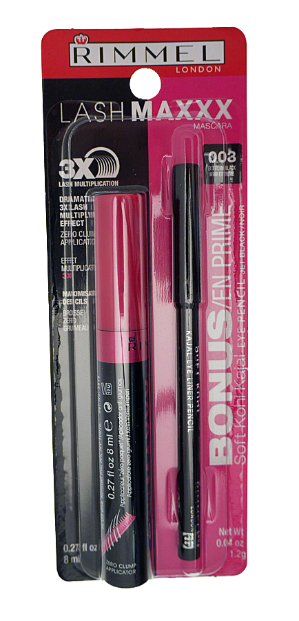 Rimmel Lash Maxxx Mascara & Free Soft Kohl