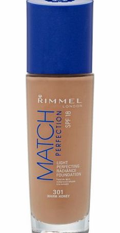 Rimmel Match Perfection Foundation, Warm Honey