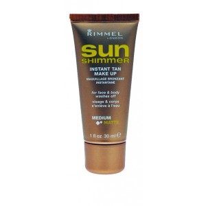 Rimmel Sun Shimmer Instant Tan 30ml - Medium Matte