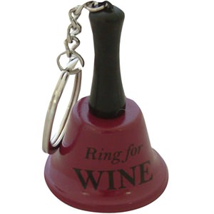 Ring for Wine Keychain Bell