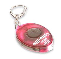 Ring LED Cyba Keyring Torch ~ Ruby Red Body Colour ~ Ref RT5056