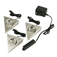 Ring LED Triangular White 3 Pk