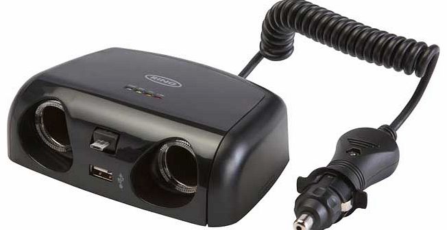 Ring Triple Adapter with USB Pull Out