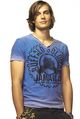 RINGSPUN mens short-sleeved reversible T-shirt