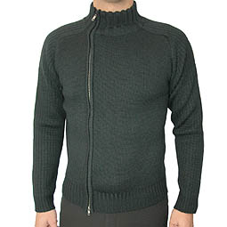 Ribbed Zip Knit