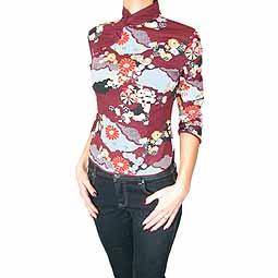 Stretch Mandarin Top