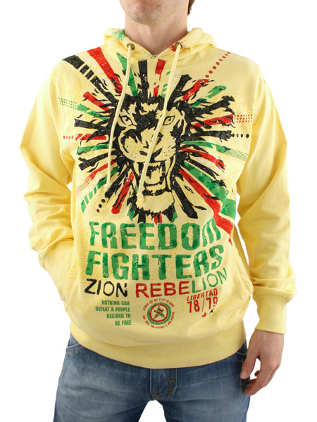 Ringspun Yellow Defendo Hoodie