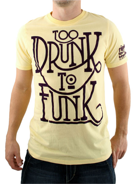 Ringspun Yellow Drunk T-Shirt