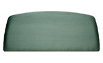 Faux Suede 2and#39;6 Headboard - Conifer