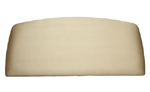 rio Faux Suede 2and#39;6 Headboard - Pearl