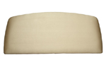 rio Faux Suede 3and#39;0 Headboard - Pearl