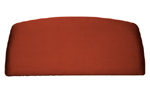 rio Faux Suede 4and#39;6 Headboard - Teracotta