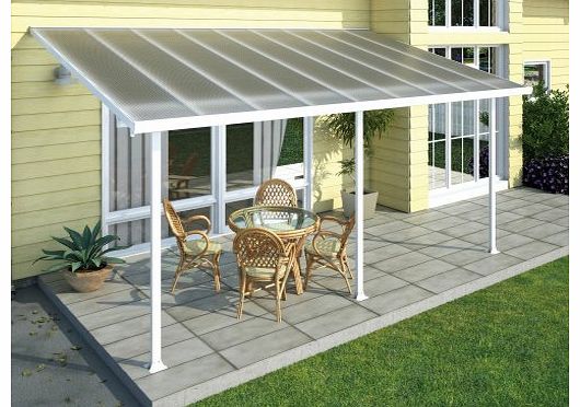 Rion 3 x 6.10m Palram Feria Patio Cover - White