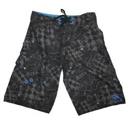 Boys City Monster Board Shorts - Black