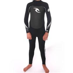 rip curl Boys Dawn Patrol 5/3mm Wetsuit - Black