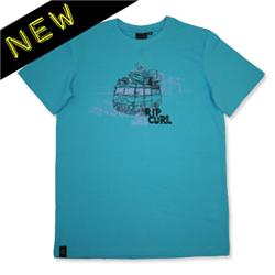 rip curl Boys Hit The Road T-Shirt - Scuba Blue
