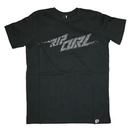 rip curl Boys Pix Font T-Shirt - Black