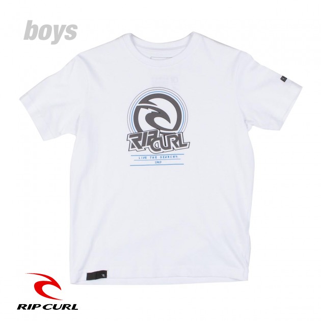 Rip Curl Boys Rip Curl Stranger T-Shirt - Optical White