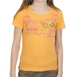 rip curl Girls Jnr Lanta T-Shirt - Blazing Orange