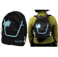 GIRLS SMALL DOME BACKPACK - BLACK