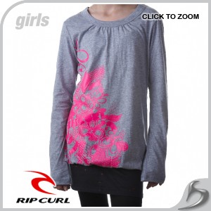 Rip Curl Girls T-Shirts - Rip Curl Scrawl Girls