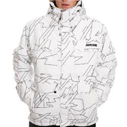 rip curl High Rise Snow Jacket - White Patterened