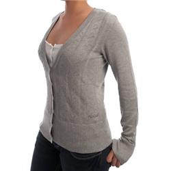 rip curl Ladies Live the Search Cardi -Pewter Grey