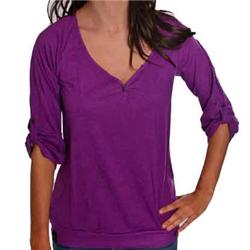 Ladies Morrisson 3/4 T-Shirt - Purple