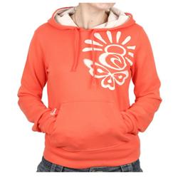 Ladies Neo Tropical Hoody - Hot Coral