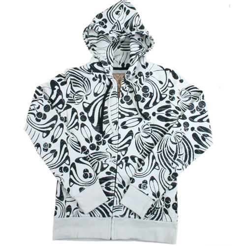 Ladies Rip Curl Etnic Poiret Full Zip Hoody Solid Black