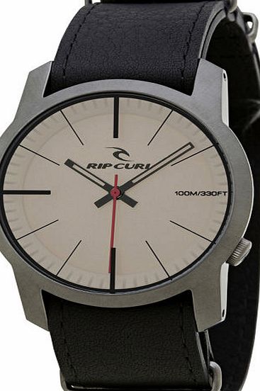 Rip Curl Mens Rip Curl Cambridge Leather Gun Watch -