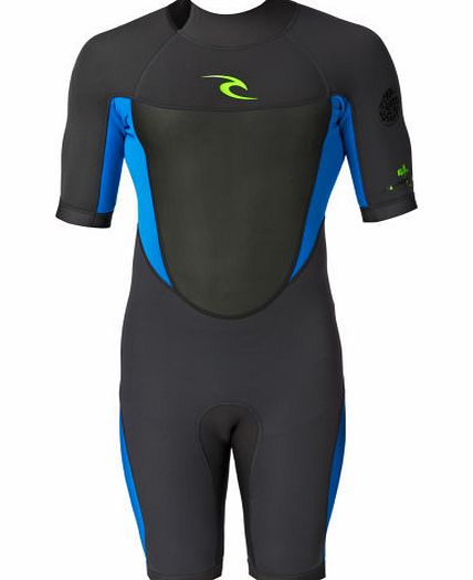 Rip Curl Mens Rip Curl Dawn Patrol 2mm Back Zip Shorty