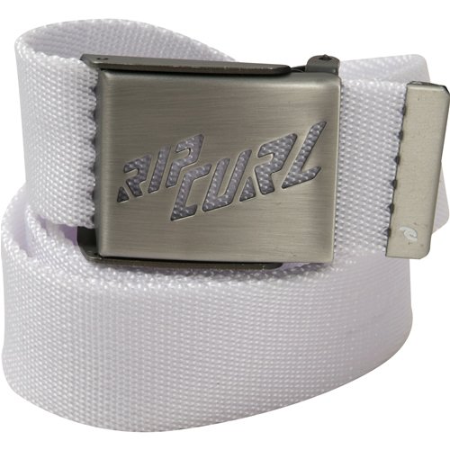 Rip Curl Mens Rip Curl Die Cut Web Belt F3262 Optical White
