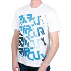 Rip Curl Mens Rip Curl Mick Tee Optical White