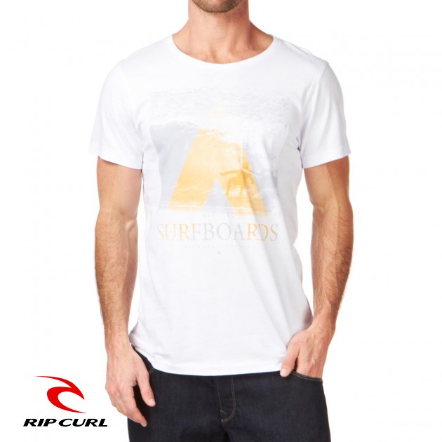 Rip Curl Mens Rip Curl MP Tube T-Shirt - White