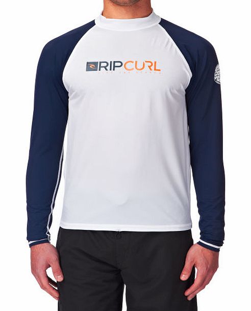 Rip Curl Mens Rip Curl Shock Relaxed Long Sleeve Rash