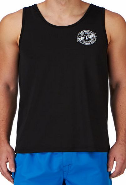 Rip Curl Mens Rip Curl Sleeveless Surf Tee - Black