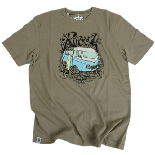 Rip Curl Mens Rip Curl Tully Organic Tee F830 Vetiver