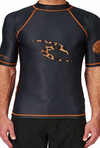 Rip Curl Mens Rip Curl Wilko Custom Short Sleeve Rash